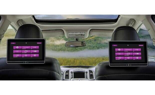 VOXX AVXSB10UHD Rear Seat Entertainment System with Two 10.1" Touchscreen Monitors