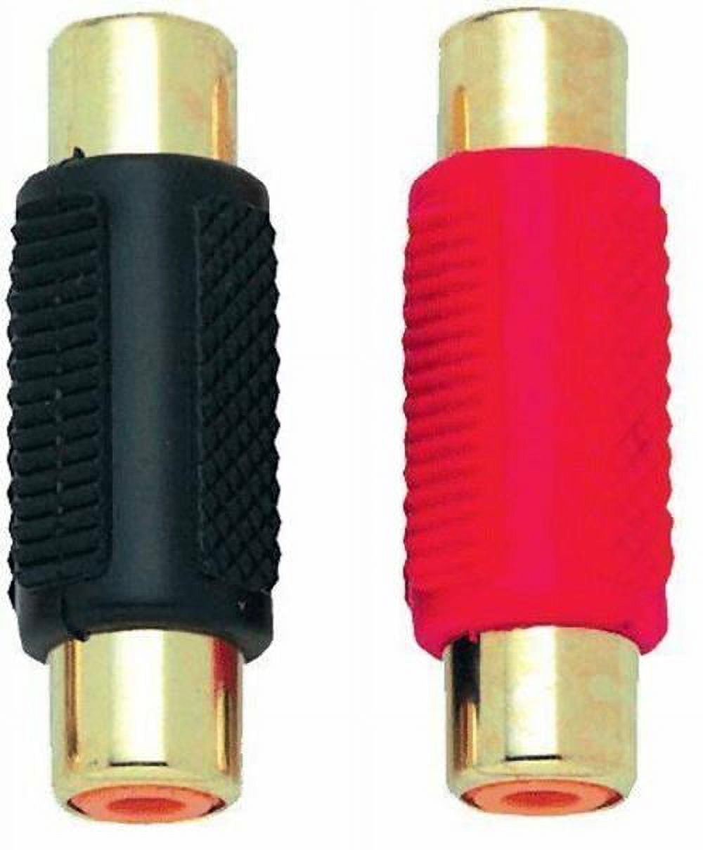 Absolute FF100-20 20 Pack Audio Video Gold RCA Female to Female Coupler Adapter