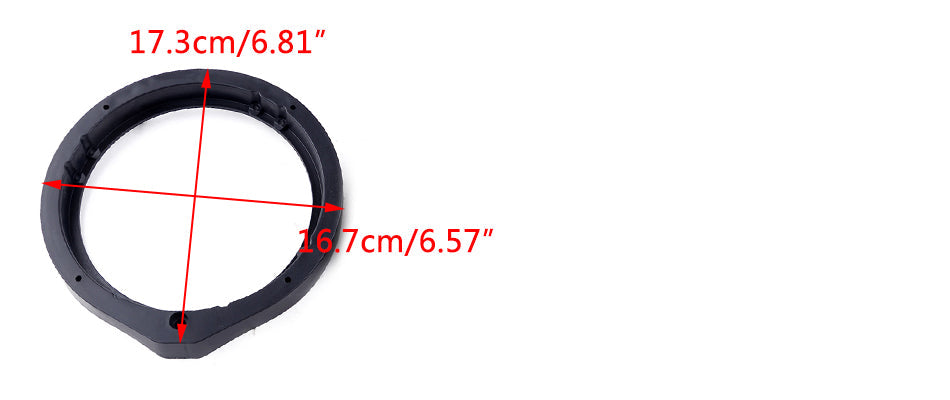 OXILAM 6.5" Speaker Mounting Rings & Harness For Acura Honda – Copper & ABS Adapters