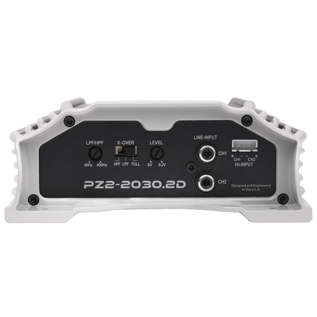 Crunch PZ2-2030.2D 2000 Watt Amplifier 2-Channel Car Audio Amplifier.