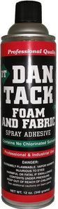 Dan TacK 12oz professional quality foam fabric spray glue adhesive Can