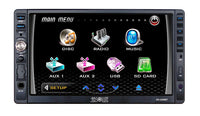 Thumbnail for Absolute DD2200BT Double Din Car Stereo Bluetooth Multimedia Receiver DVD/VCD/MPEG4/MP3/CD/CD-R/CD-RW/Compatible