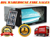 Thumbnail for Absolute DD-3000 7-Inch Double Din DVD / CD / MP3 / USB / BLUETOOTH w Speaker