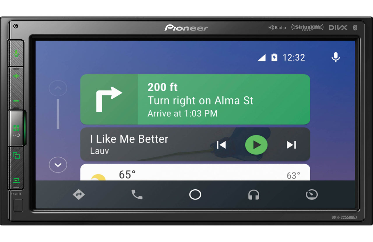 PIONEER DMH-C2550NEX Amazon Alexa, Android Auto, Apple CarPlay, Bluetooth, HD Radio, SiriusXM-Ready - Multimedia Digital Media Receiver