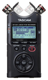 Thumbnail for Tascam DR-40X Portable Four-Track Digital Audio Recorder and USB Audio Interface