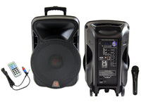 Thumbnail for MR DJ DSP4000 PRO 4000W Bluetooth DSP FM Radio USB Portable PA DJ KARAOKE Speaker