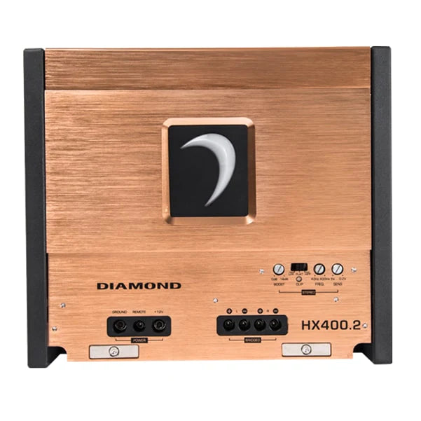Diamond Audio HX400.2 2-Channel 400W RMS Full Range Class D Amplifier