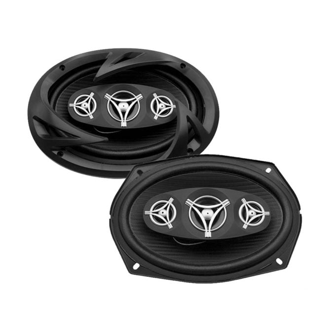 Power Acoustik EF-694 6″ x 9″ 4-Way Full-Range Speakers – Pair