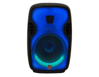 Thumbnail for 2 MR DJ FLAME3500LED PRO Portable 15” 2-Way Full-Range Powered/Active DJ PA Multipurpose Live Sound Bluetooth Loudspeaker