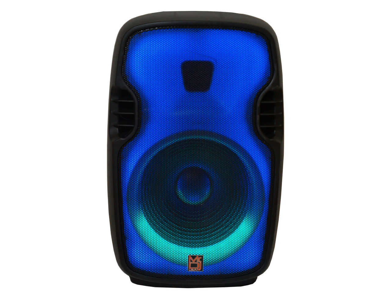 MR DJ FLAME3500LED Pro Portable 15” 2-Way Full-Range Powered/Active DJ PA Multipurpose Live Sound Bluetooth Loudspeaker with Stand