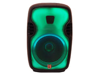 Thumbnail for MR DJ FLAME3500LED Pro Portable 15” 2-Way Full-Range Powered/Active DJ PA Multipurpose Live Sound Bluetooth Loudspeaker
