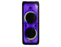 Thumbnail for 2 MR DJ FLAME5500LED Bluetooth PA Party Speakers Liquid Crystal LED 2 x 12
