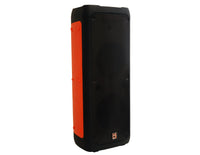 Thumbnail for 2 MR DJ FLAME5500LED Bluetooth PA Party Speakers Liquid Crystal LED 2 x 12