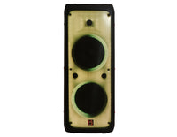 Thumbnail for 2 MR DJ FLAME5500LED Bluetooth PA Party Speakers Liquid Crystal LED 2 x 12