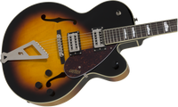 Thumbnail for Gretsch G2420 Streamliner™ Hollow Body with Chromatic II, Laurel Fingerboard, Broad'Tron™ Pickups, Aged Brooklyn Burst