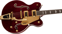 Thumbnail for Gretsch G5422TG Electromatic® Classic Hollow Body Double-Cut with Bigsby® and Gold Hardware, Laurel Fingerboard, Walnut Stain