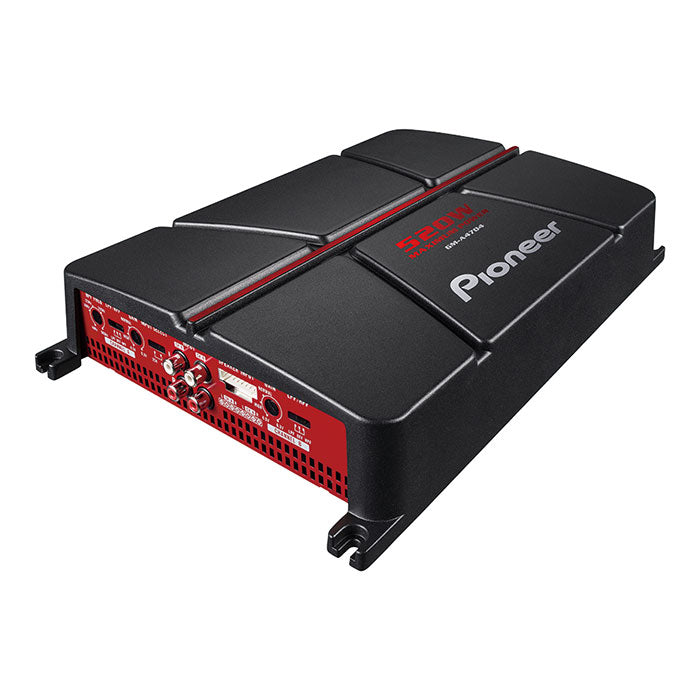 Pioneer GM-A3702 500W Peak (190W RMS) 2-Channel A Series Bridgeable Class AB 2-Ohm Stable Car Amplifier