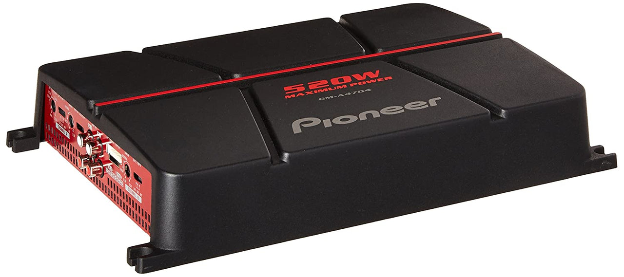 Pioneer GM-A6704 1000W Peak (380W RMS) 4-Channel Class AB 2-Ohm Stable Car Amplifier