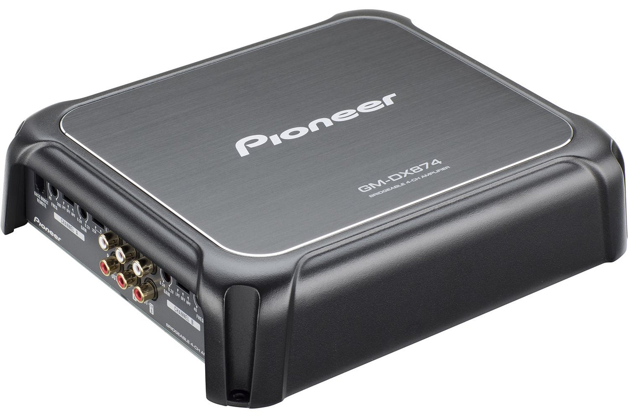 Pioneer GM-DX874 1200 Watts Class D 4-Channel Amplifier and Bass Boost Remote