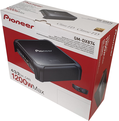 Pioneer 4-Channel Class D Amplifier Black GM-DX874 - Best Buy