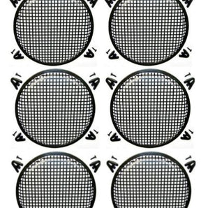 10 Absolute 10'' Inch Car Audio Speaker Woofer Subwoofer Metal Black Waffle Grill Cover