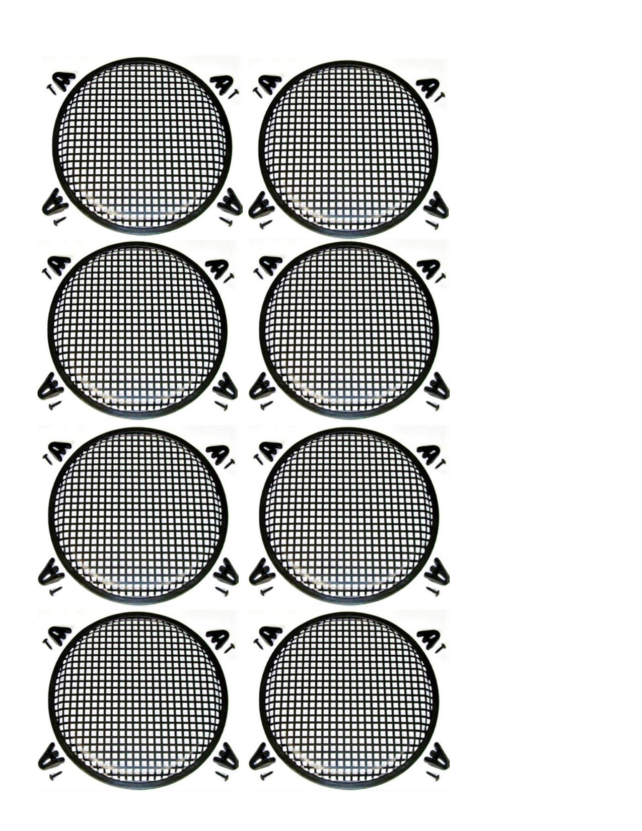 8 Absolute 12" Subwoofer Metal Mesh Cover Waffle Speaker Grill Protect Guard DJ