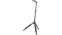 Thumbnail for Ultimate Support GS-100 Genesis® Series Plus Height Adjustable, Hanging Style Guitar Stand with Push-Button Leg Locking Mechanism