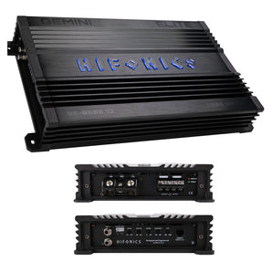 Hifonics GE2500.1D GEMINI ELITE 2500W Subwoofer Mono Amplifier + 4G Amp Kit