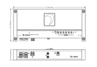 Thumbnail for Diamond Audio HXM1200.1D Mono 1200W RMS Full Range Class D Sub Amplifier