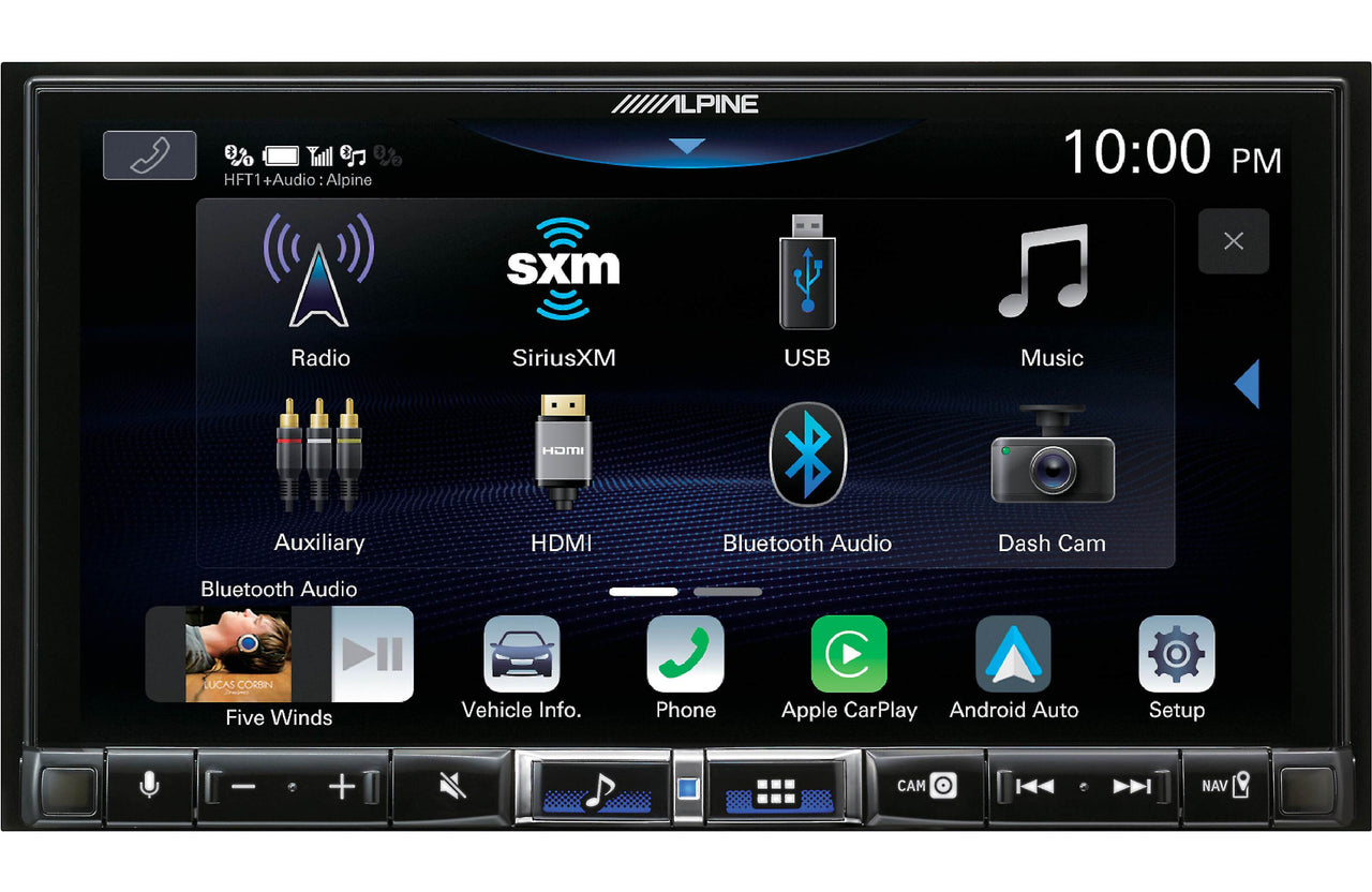 Alpine iLX-507 7" Digital multimedia receiver with Apple CarPlay and Android Auto