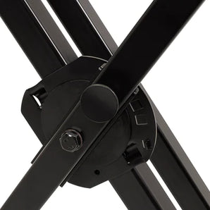 Ultimate Support IQ-X-2000 IQ Series® X-style Keyboard Stand with Patented Memory Lock System, Five Height Settings, Stabilizing End Caps, and Double-braced Tubing - 150 lbs.