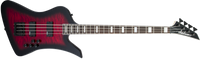 Thumbnail for Jackson JS Series Kelly™ Bird JS3Q, Amaranth Fingerboard, Transparent Red Burst