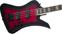 Thumbnail for Jackson JS Series Kelly™ Bird JS3Q, Amaranth Fingerboard, Transparent Red Burst