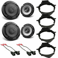 Thumbnail for Kenwood KFC-1666S CAR Truck Front & Rear Door Speakers for Chevy Buick Cadillac