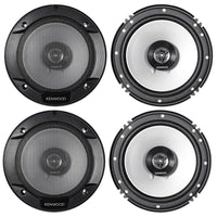 Thumbnail for Kenwood KFC-1666S 6.5 Inch 300 Watt 2-Way Car Audio Door Coaxial Speakers (4)