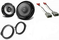Thumbnail for Kenwood KFC-1666S 6.5 inch Front & Rear Door Car Speakers with Speaker Adapter Kit & Speaker Harness for 2006-2011 Honda