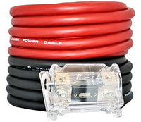 Thumbnail for Absolute USA KIT0-50 0 Gauge AMP Kit<br/>0 Gauge 50 Feet ( 25ft Red & 25 Black ) AWG Amplifier Install Wiring 6000W Amp Kit
