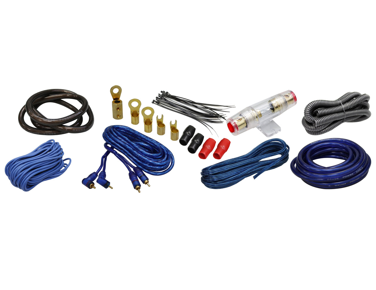 2000W Pro 4 Gauge Amp Install Wiring kit 4 AWG Amplifier Installat