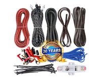 Thumbnail for Complete 1500W 8 Gauge Car Amplifier Installation Wiring Kit Amp Kit-8 (Kit8) 8 Ga Red