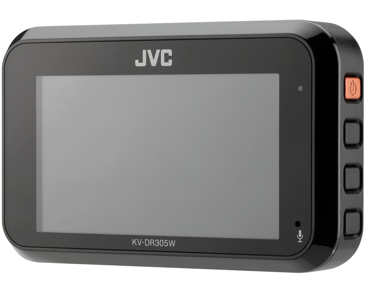 JVC KV-DR305W 1920x1080p Full HD Recorder GPS Dash Cam for Car, 2.7" LCD Screen Dashboard Camera, Built-in Wi-Fi, 3-Axis G-Force Sensor, Night Enhancement WDR, Includes 16GB Class 10 microSD Card