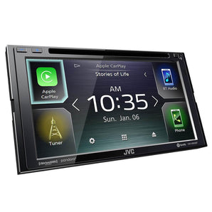 JVC KW-V850BT DVD receiver w/ integrated 6.8" monitor+JVC CS-J620 6.5" 2-Way Coaxial Car Audio 600 Watt Speaker Pair