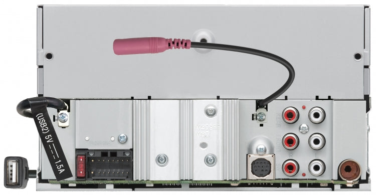 Jvc KW-X855BTS 2-DIN Digital Media Receiver featuring Bluetooth® / Front & Rear Dual USB / SiriusXM / Amazon Alexa / 13-Band EQ / Variable-Color Illumination /JVC Remote App Compatibility