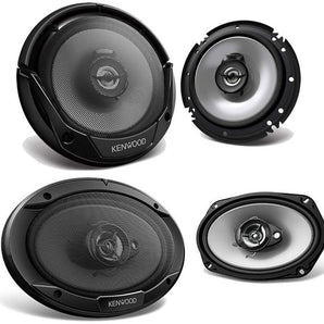 Kenwood 6.5" 300W 2Way + 6x9" 400W 3Way Coaxial Car Speakers Packages