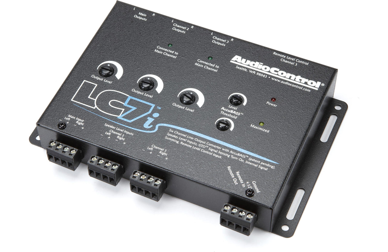 AudioControl LC7i 6-channel line output converter+ Free Absolute Electrical Tape+ Phone Holder
