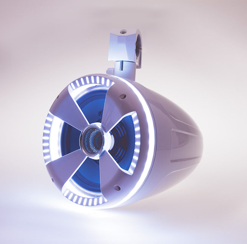 Soundstream LED-6W Pair (2) of 6.5” Bright White LED Speaker Rings