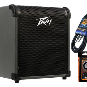 Peavey MAX100 1x10" 100-watt Bass Combo Amp+ Free Mr Dj Instrument Cable+Phone Holder