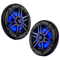 Thumbnail for Power Acoustik MFL-65WB 6.5″ Waterproof Marine Coaxial Speakers w/ Built-In LEDs