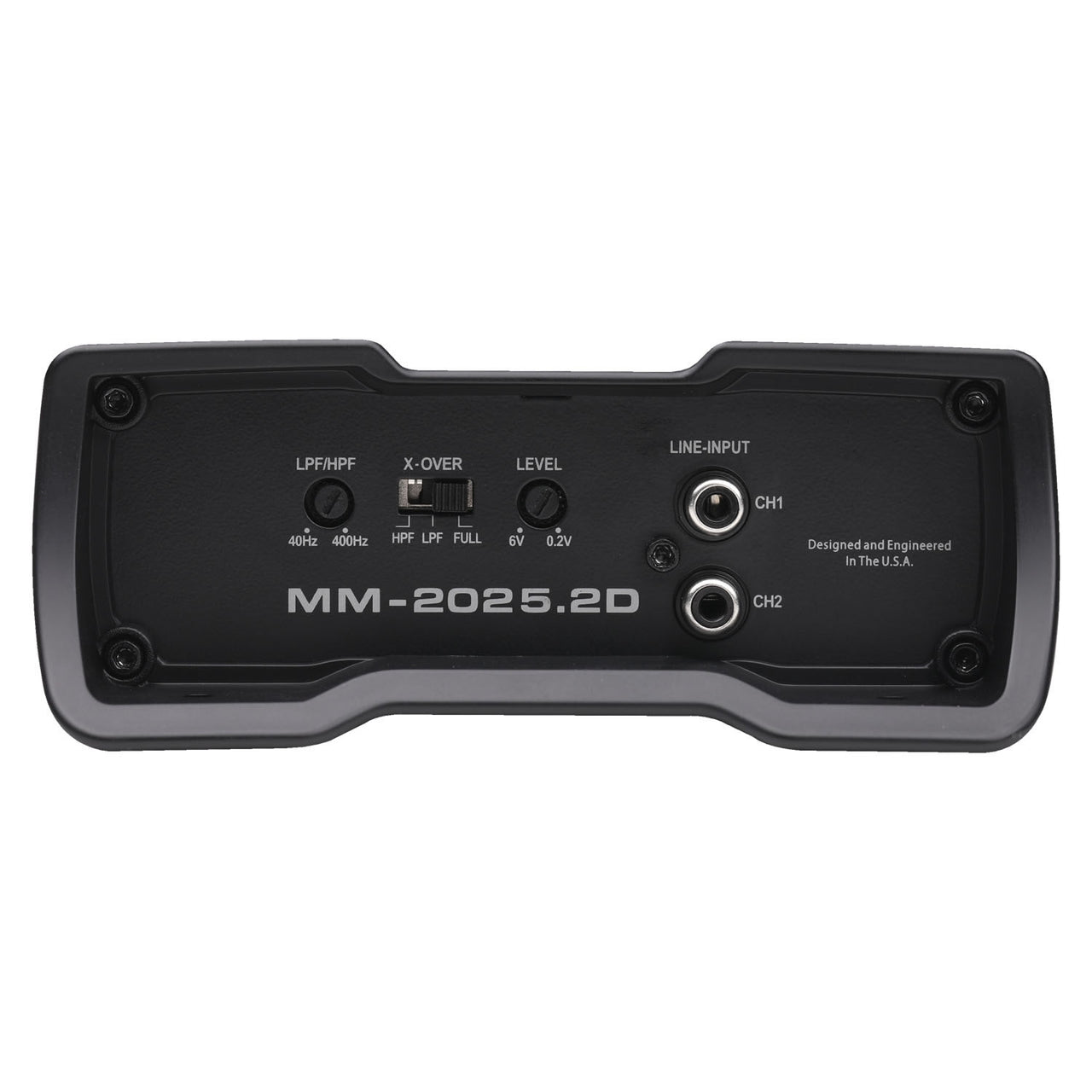 AUTOTEK MM-2025.2D  2000 Watt Compact Bridgeable 2 Channel Amplifier