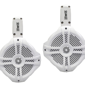 Absolute MPS65W Wake Board Speakers Marine RV 6.5" 400W Wake Tower POD Enclosure Speaker