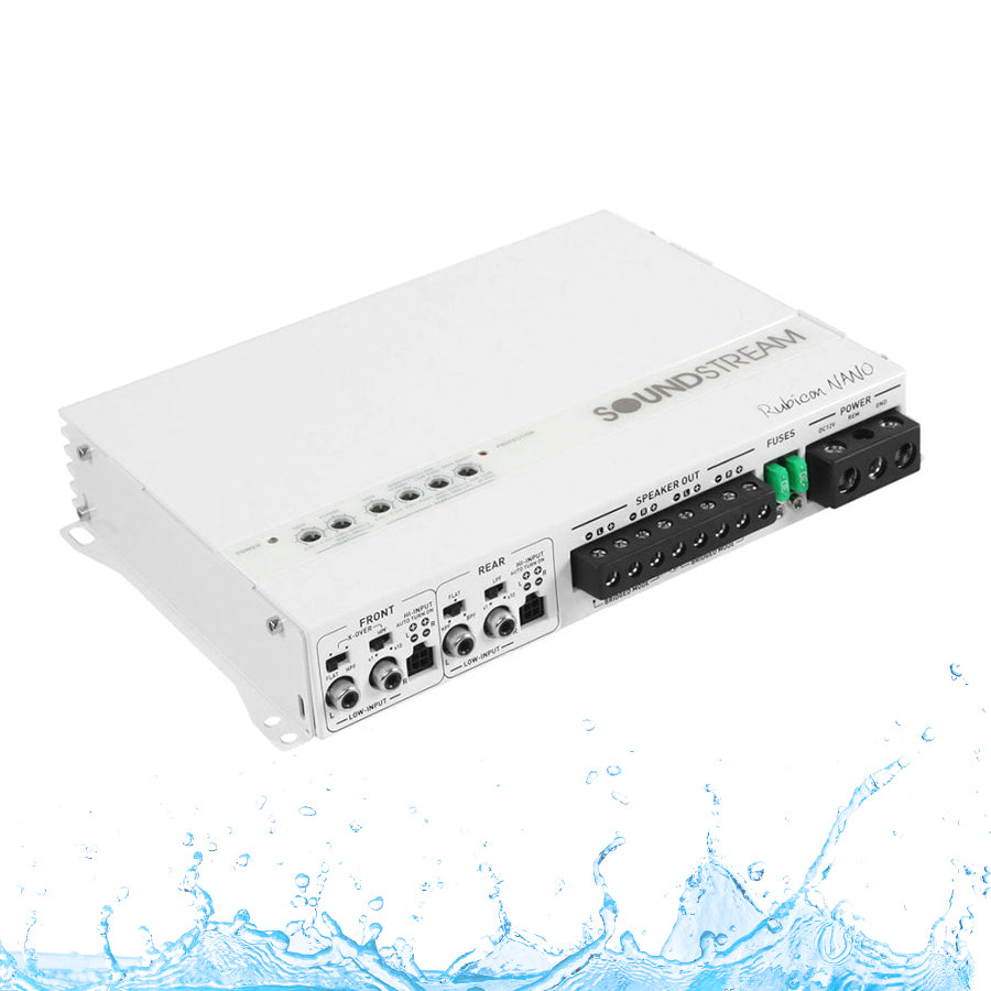 Soundstream MR4.1400D Water-Resistant 1400W 4-Channel Amplifier (Boating, Off-Road)